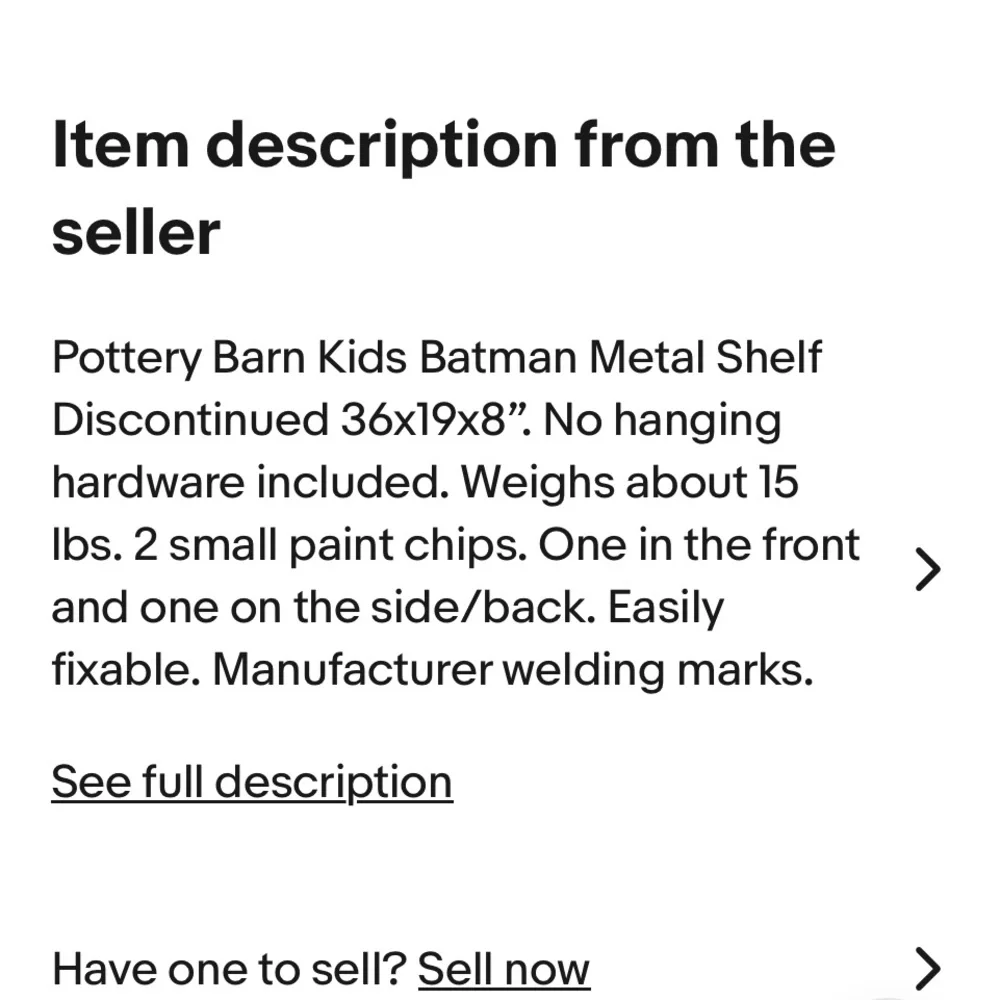Pottery Barn Black Bat Wall Decor